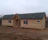 Строительство бани из проф бруса 6*3 с летней кухней 6*3