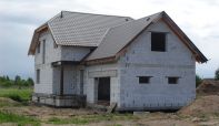 Крыша на строящемся доме